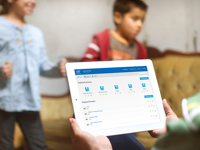 Intel Education Content Hub Lesson Planner